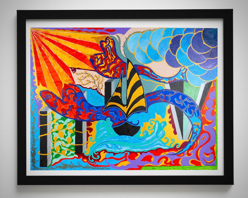 "Tempête" (65 x 48.5)