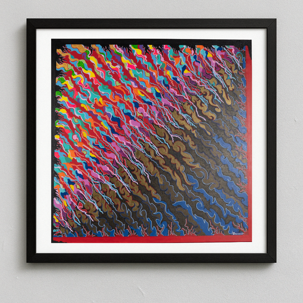 "Affrontement" (50 x 50)