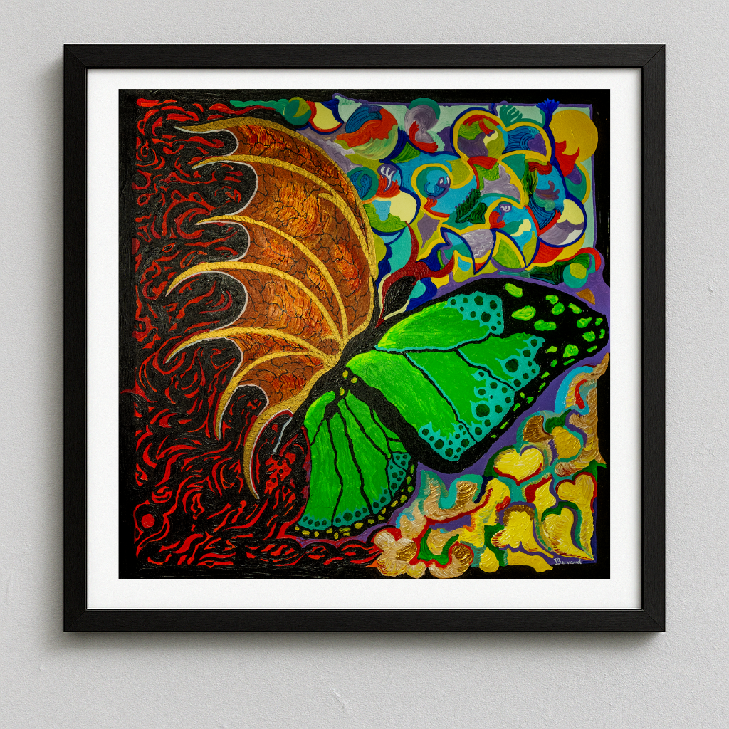 "Ange ou Démon" (50 x 50)